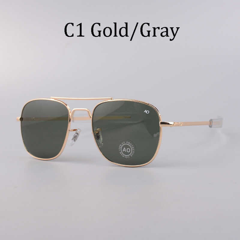 Ao ➧ ทรง แว่นกันแดด Pilot - Sier แว่นตาเลนส์ Polarized กันแดด กัน