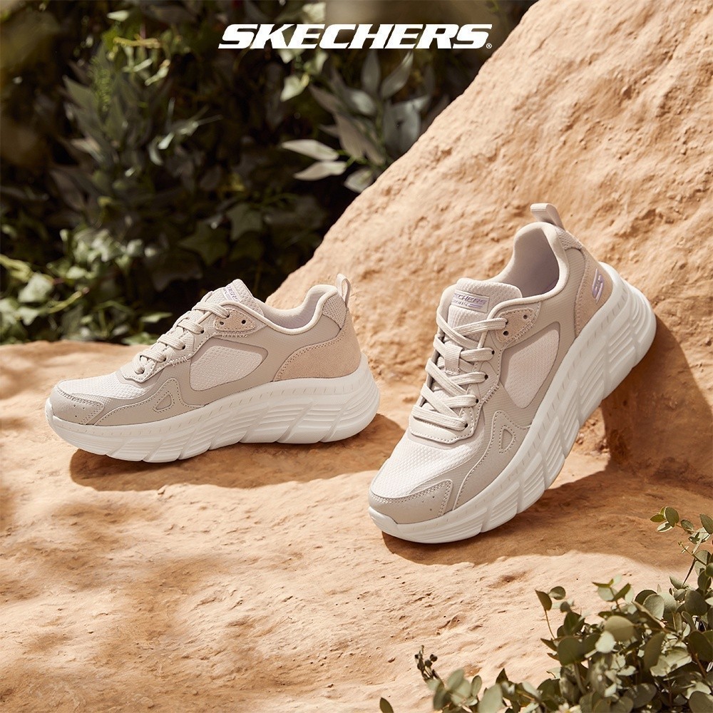 Skechers สเก็ตเชอร์ส รองเท้า ผู้หญิง BOB'S Sport Bobs B Flex Hi Shoes - 117380-NAT