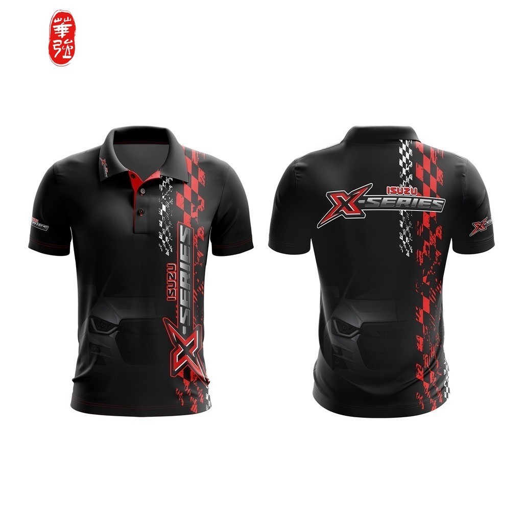 MOTOSHIRT ISUZU ISU-A08-22 เสื้อคอปกแขนสั้น