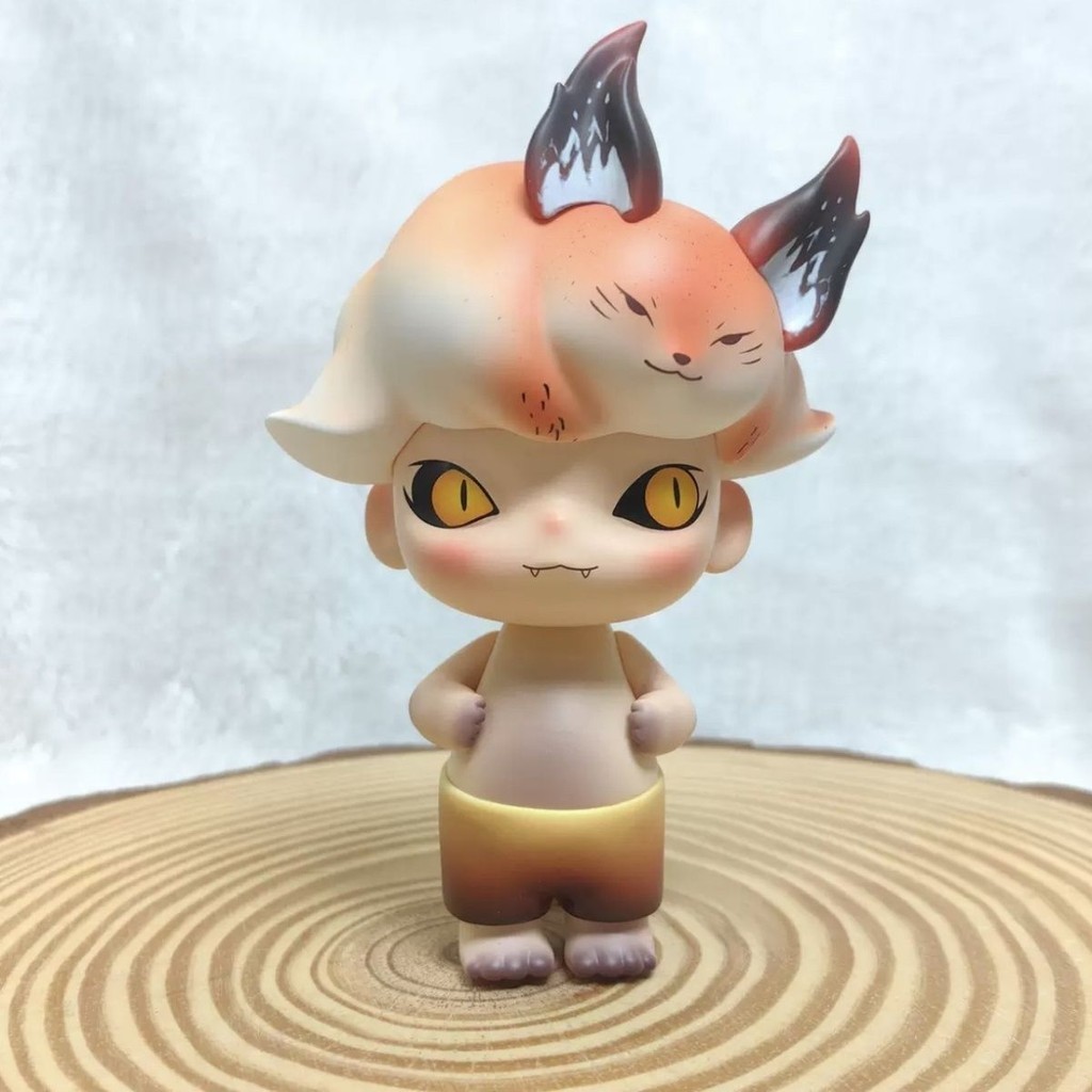 Dimoo Autumn Fox Pair Replica Trendy Figures No Box Card