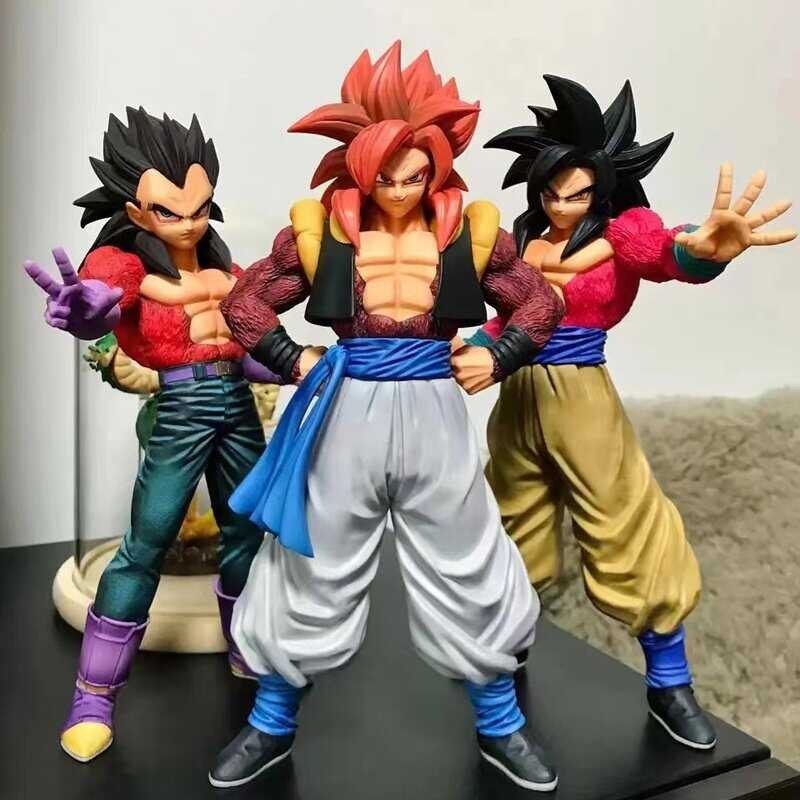 ดราก้อนบอล 30ซม. Z ภาพอนิเมะ Ssj4 Goku Gogeta เบจิต้า PVC ตุ๊กตา