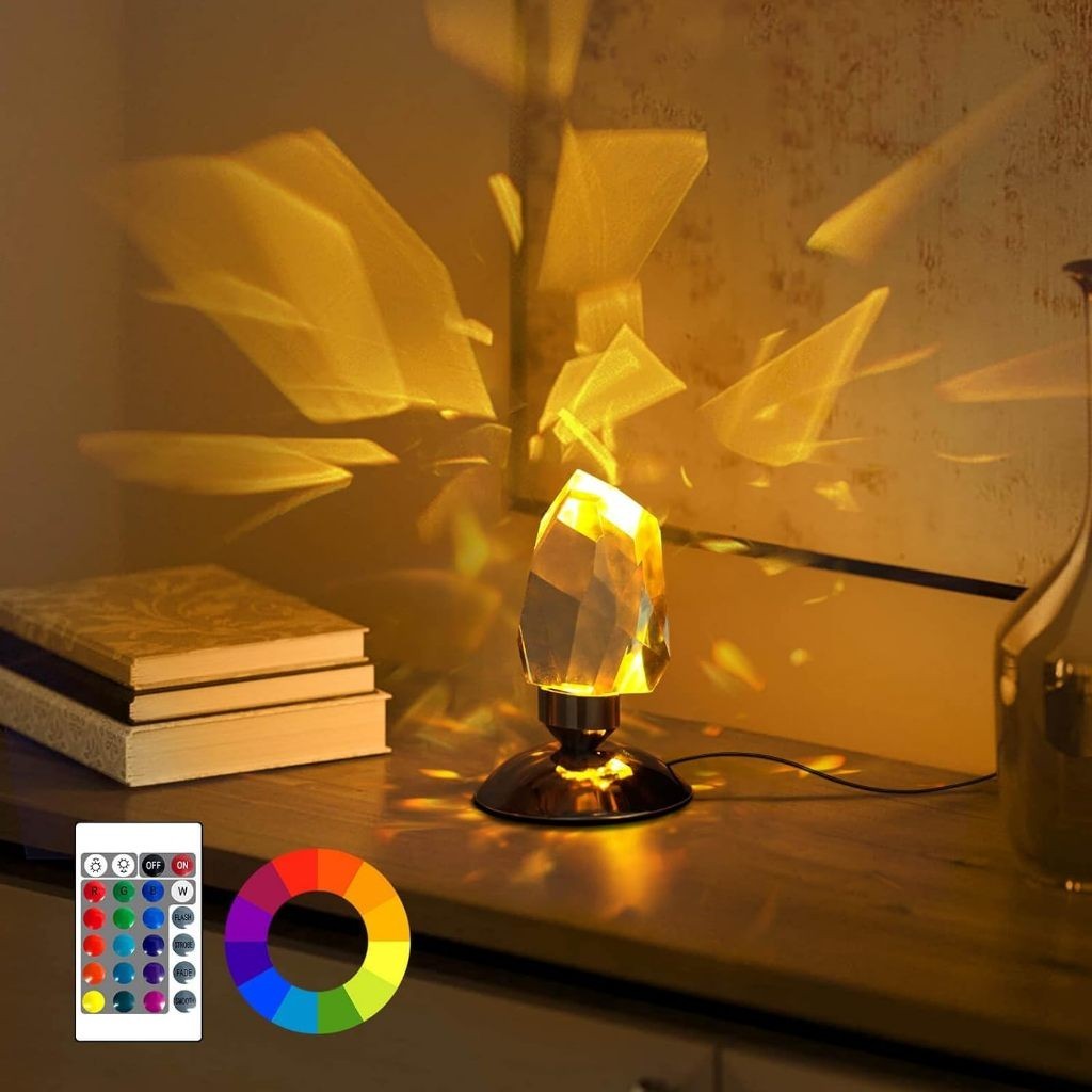 ไฟเซนเซอร์ RGB โคมไฟคริสตัล LED ตกแต่งห้อง สวยหรูมากก สวิตช์เซ็นเซอร์สัมผัส ปรับได้ 16 สี ราคา ถูกที่สุด ดีลบีเคเค แกลเลอรีภาพที่ 5