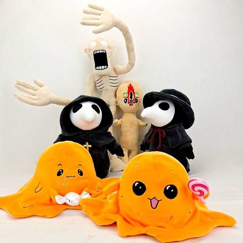 Cute Halloween Plague Doctor Series Scp Foundation Plush Doll Scp-999 Scp-049 Scp-131 -999 -049 -13 