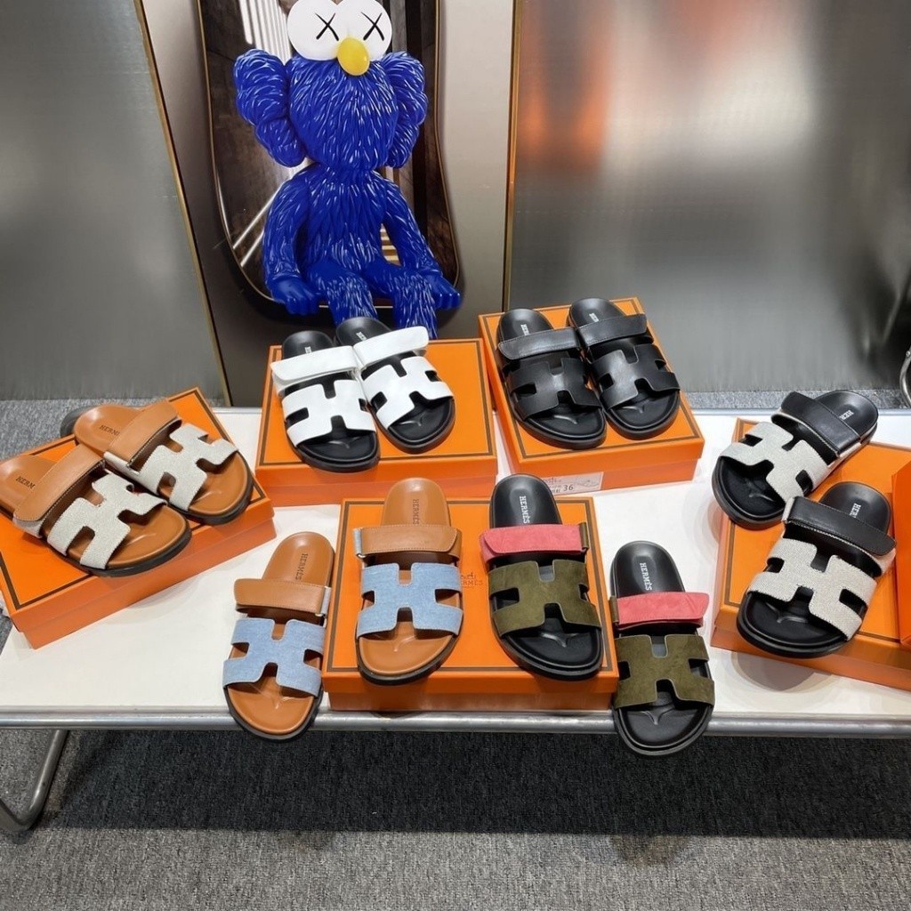 รองเท้าแตะลําลอง พื้นหนา Hermes 23