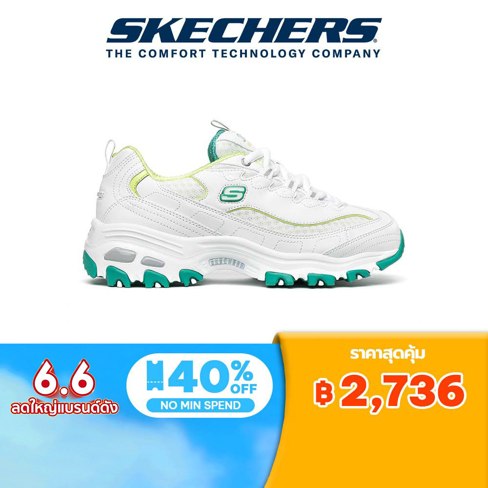 Skechers สเก็ตเชอร์ส รองเท้า ผู้หญิง Sport D'Lites 1.0 Shoes - 99999863-WGR