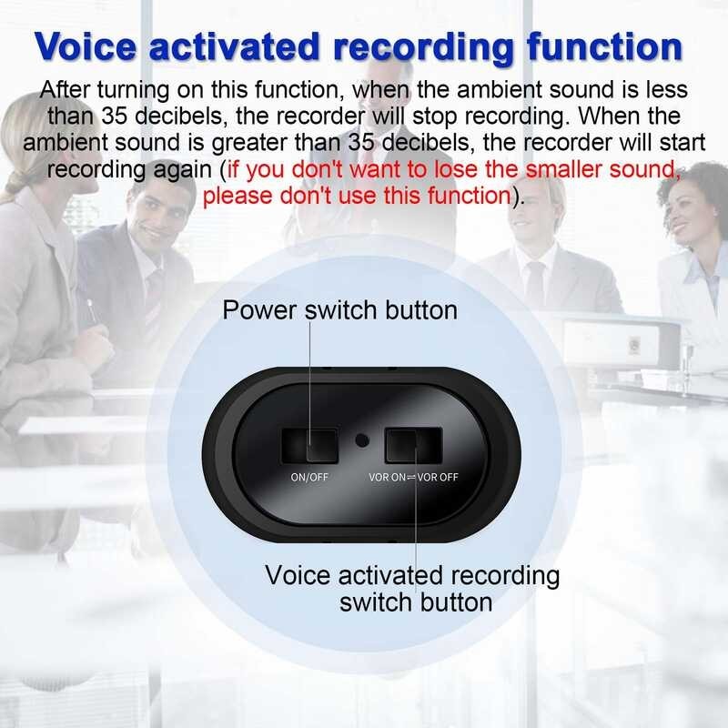 ❤ 500 Hours Mini Voice Recorder
