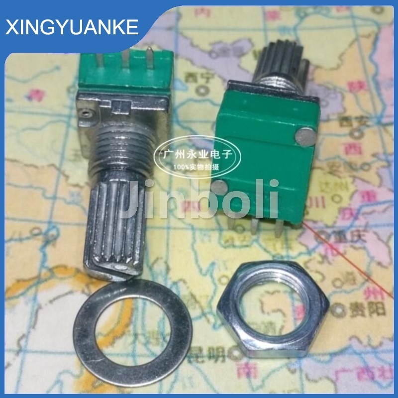 10pcs RK097 เดี่ยวปิดผนึก Potentiometer 3Pins B5K B502 ปริมาณเสียง Amplifie Precision Potentiometer 