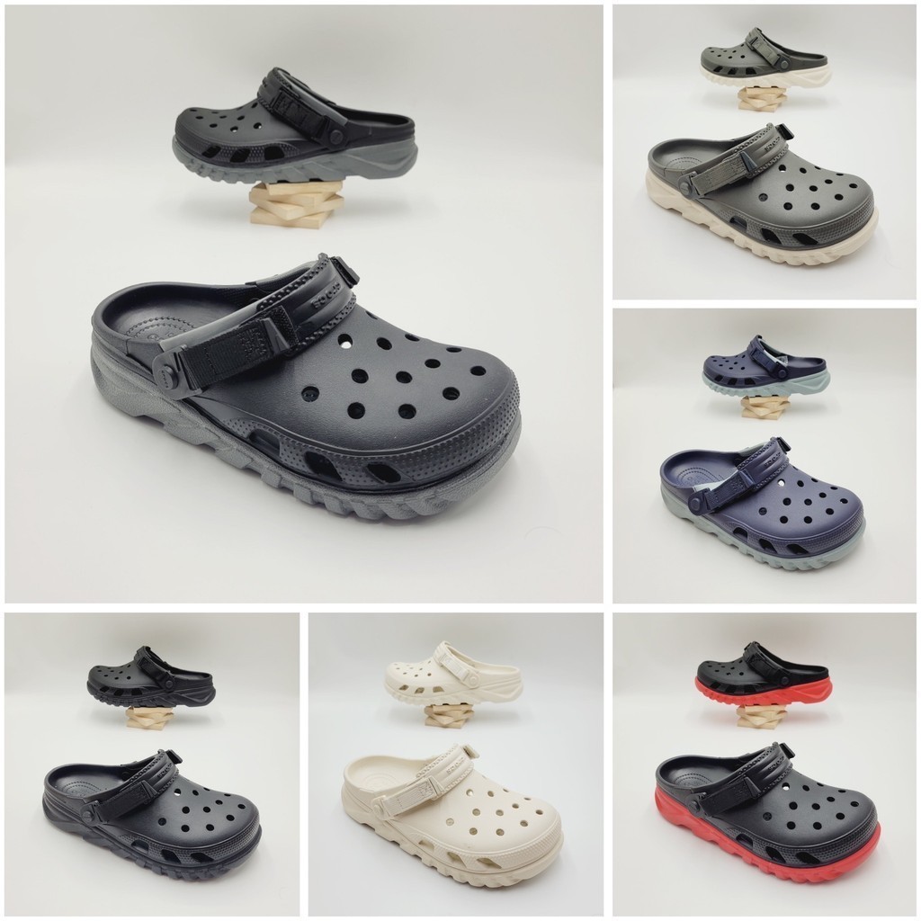 ในสต็อก !!! รองเท้าลําลองแฟชั่น Crocs Duet Max II Clog Style (Unisex)