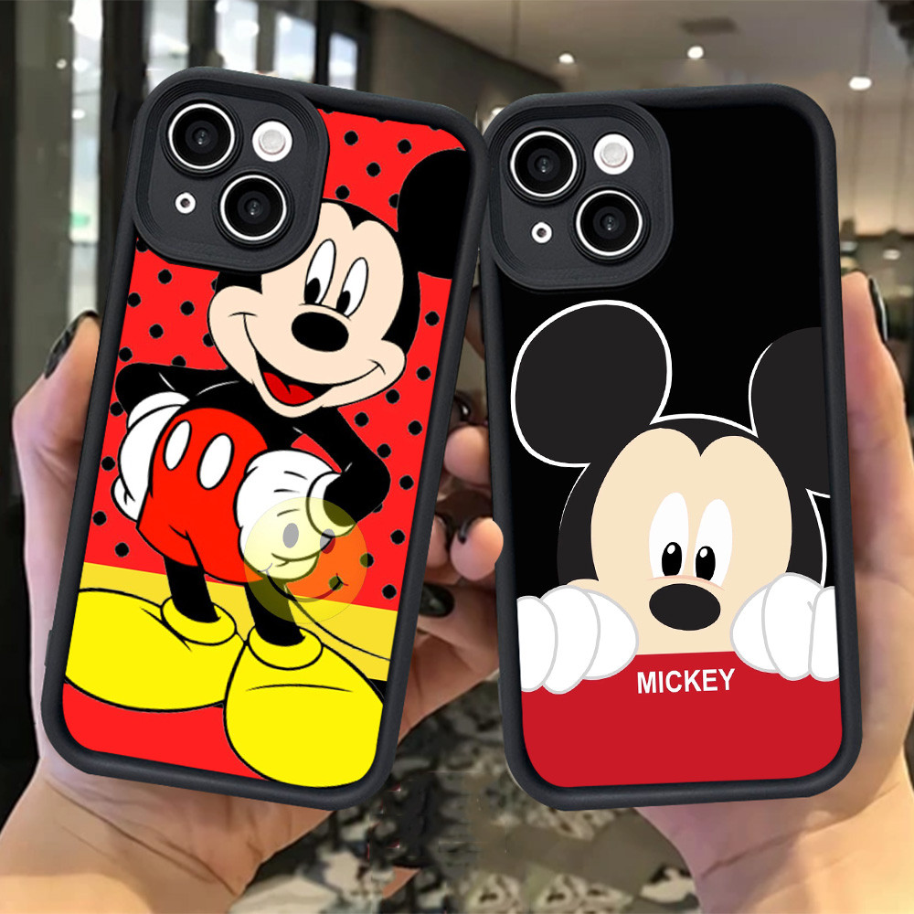 H-23 Mickey Mouse Casing สําหรับ Xiaomi POCO F5 C55 M4 X6 F6 C31 X3 X5 M3 Pro 5G