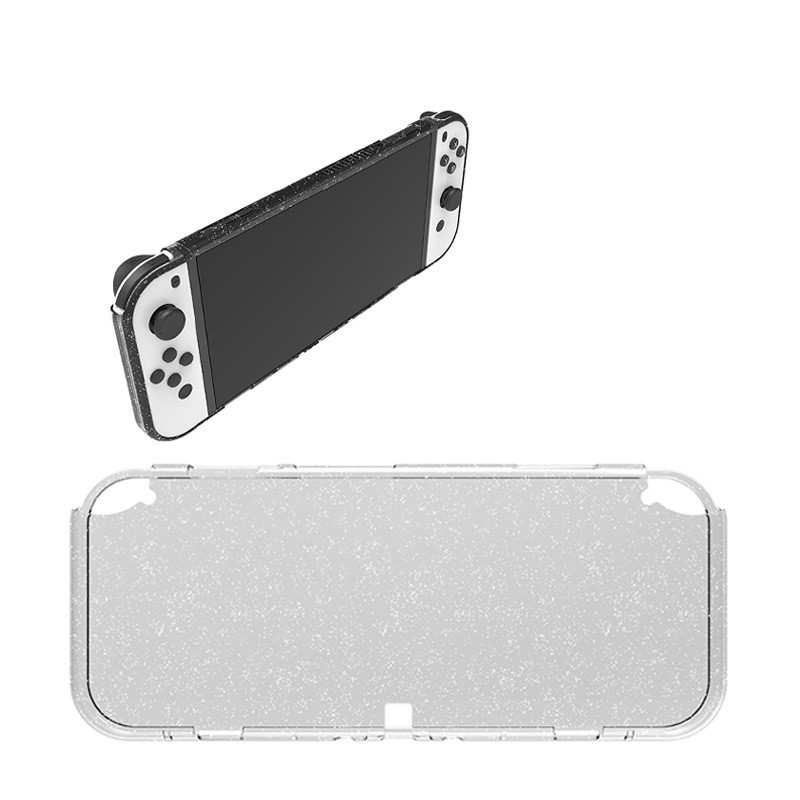 เคสซิลิโคนใส TPU นิ่ม กันกระแทก แบบบางพิเศษ สําหรับ Nintendo Switch NS OLED