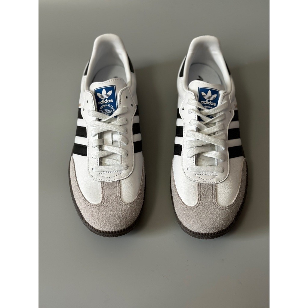 



 ♞,♘*พร้อมส่ง*แท้% ADIDAS ORIGINALS SAMBA OG WHITE B75806