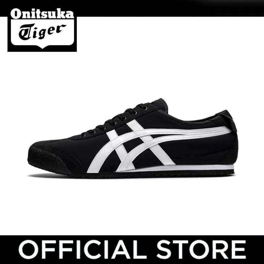 Onitsuka Tiger Mexico 66 Men and women shoes Casual sports shoes black white【Οnitsuka store official】