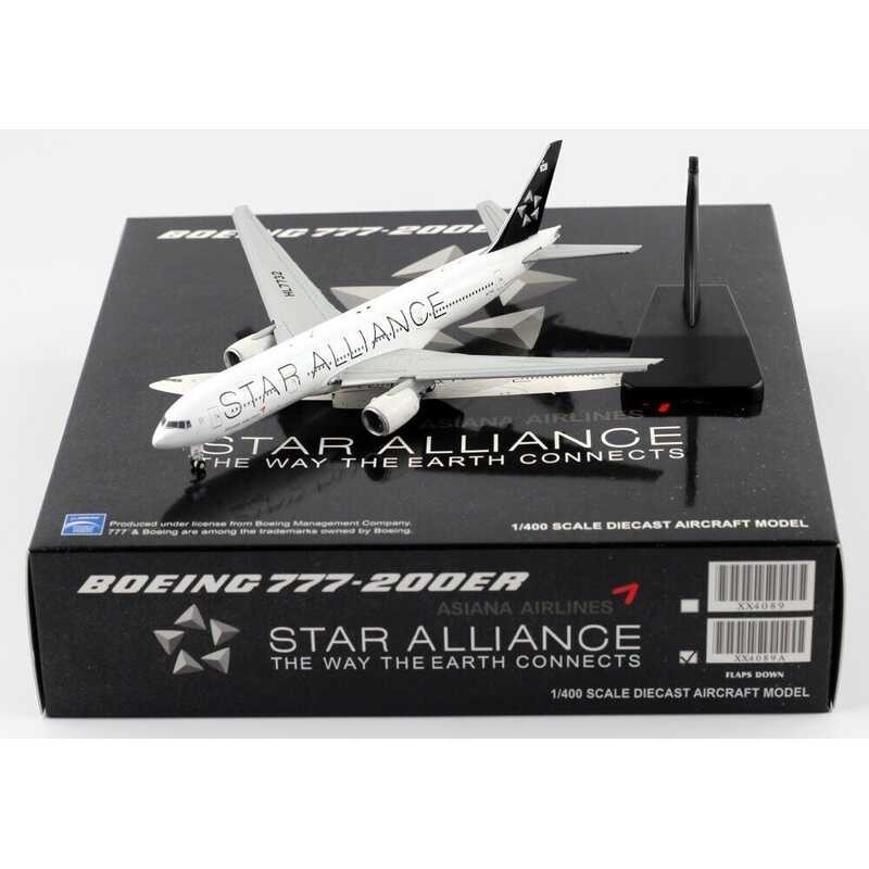 1:400 Alloy Collectible Plane JC Wings Xx4089a Asiana Airlines Boeing B777-200Er Diecast Aircraft J