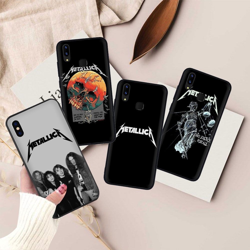 Huawei Y6 Y6s Y6Pro Y6 Y7 Y9 Prime 2019 โทรศัพท ์ ซิลิโคน Soft Cover Case T8M9 Metallica
