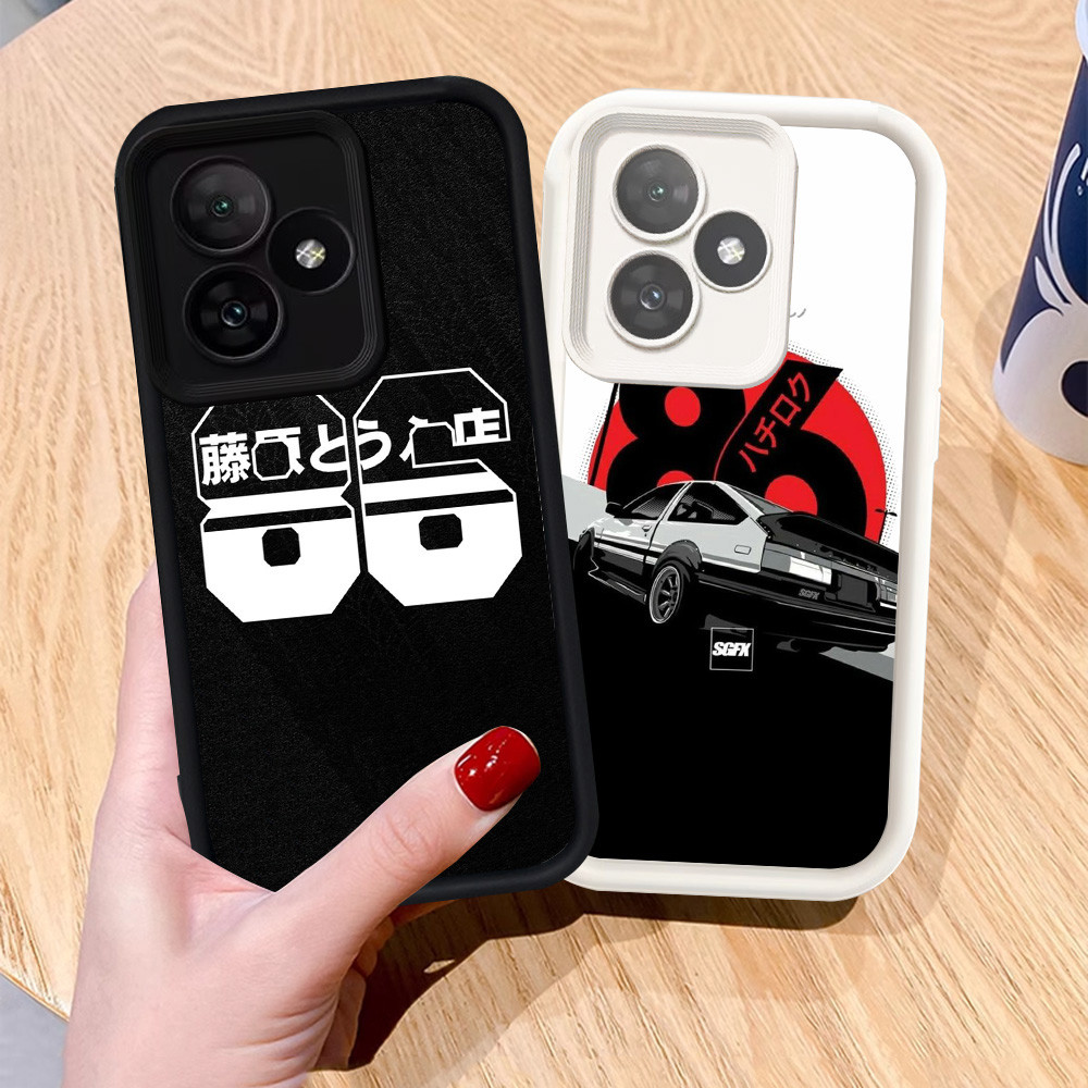 เคสสําหรับRealme Narzo N53 C63 N61 GT 6 NEO6 SE 5GซิลิโคนกรณีH-43 INITIAL D AE86