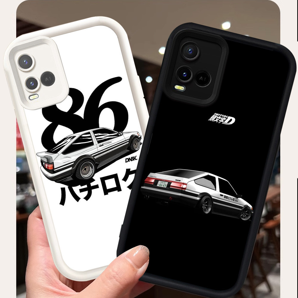 เคสสําหรับ VIVO Y21e V20 Y21t Y21s Y33s Y21 Pro V21 V21E Y73 เคสซิลิโคน H-43 INITIAL D AE86