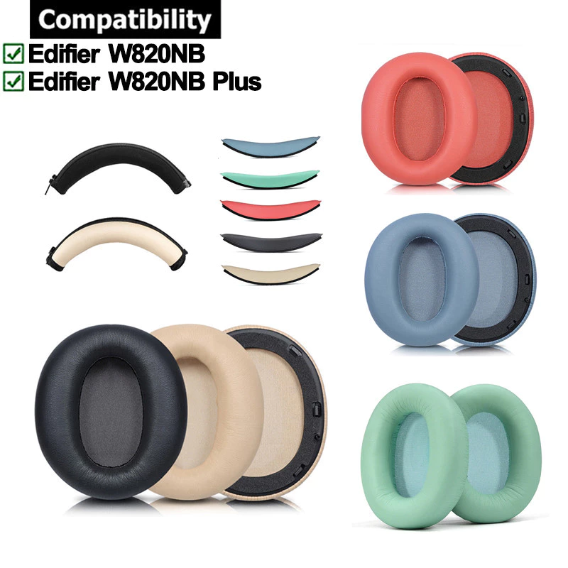 หูฟังหู Pad สําหรับ Edifier W820NB / W820NB Plus ชุดหูฟัง Headband ฝาครอบ Earpad เบาะฟองน ้ ํา Earmuffs