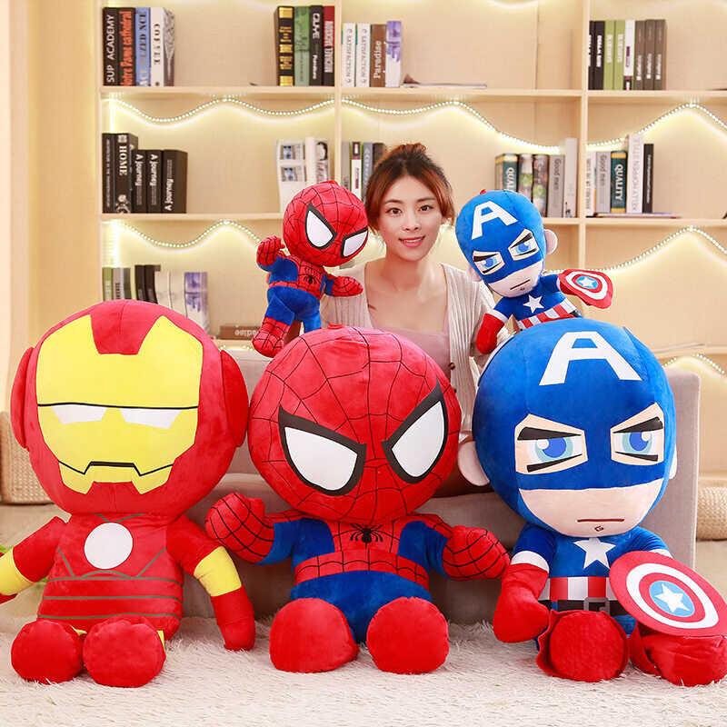 45Cm Spiderman Iron Man Captain America Toys Doll Girls Birthday Romantic Present Gift Toys For Gir