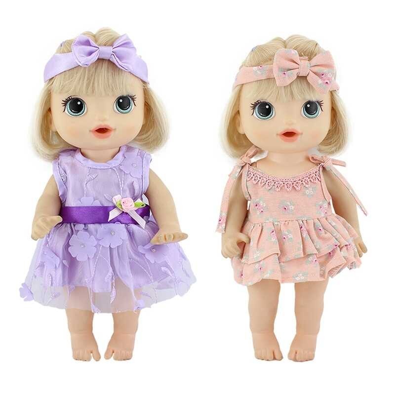2022 New Dress For 12 Inch 30Cm Baby Alive Doll Toys Doll Clothes And Accessories