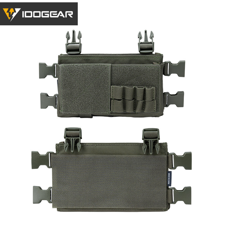 Idogear กระเป๋าแผงด้านหน้ายุทธวิธีสําหรับ MK3/MK4 Modular Chest Rig 3317-A