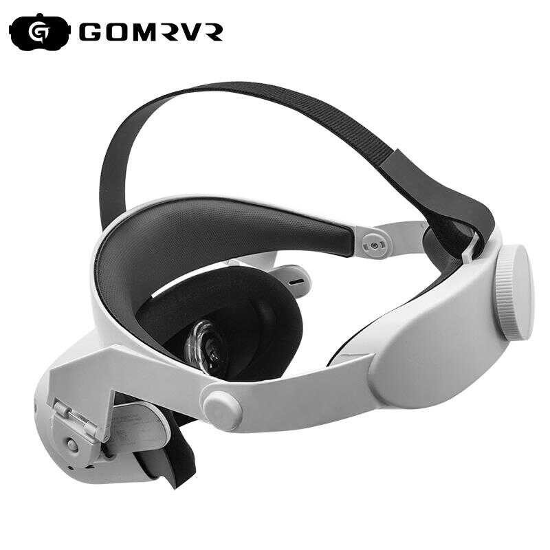 for Halo GOMRVR Adjustable Comfortable Quest 2 Head Strap For Oculus Quest2 Accessories VR Straps Co