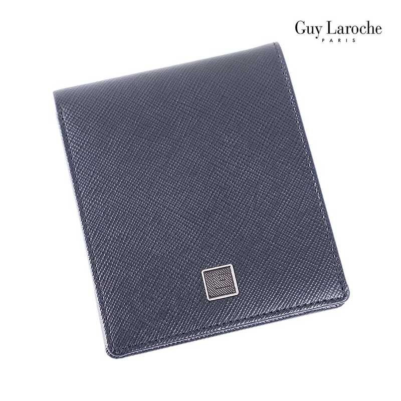 Laroche Guy กระเป๋าสตางค์พับสั้น รุ่น MGW0321 - สีดำ