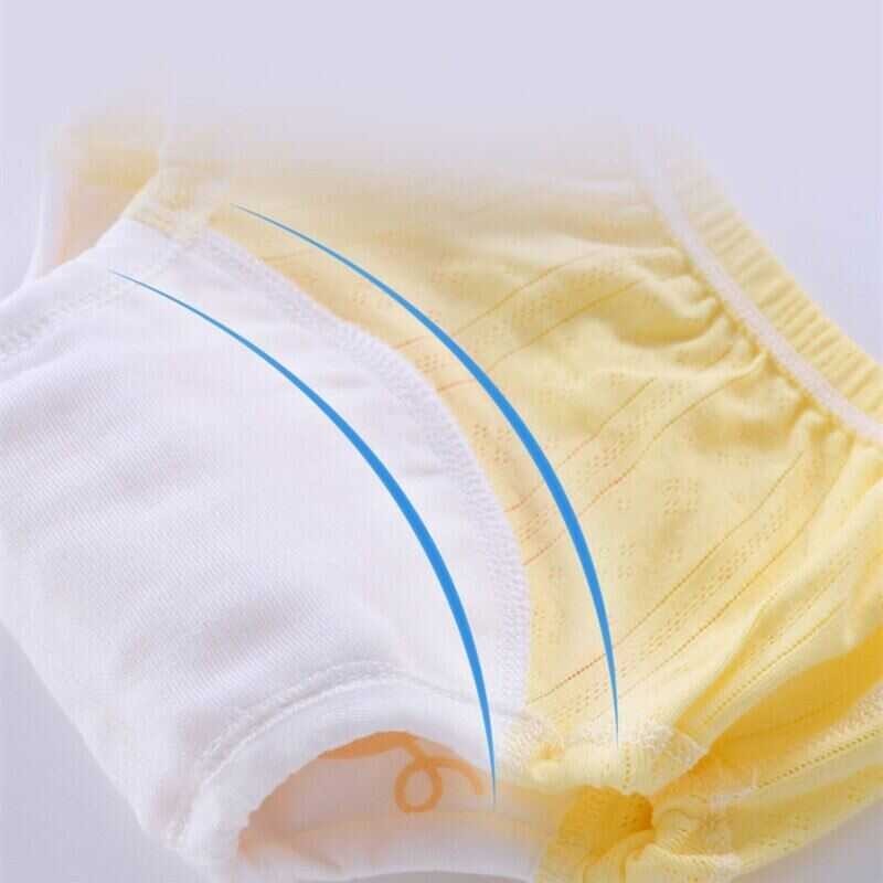LY Cute Reusable Nappies Diaper Washable Infants Children Baby Cotton Training Pants Panties Nappy