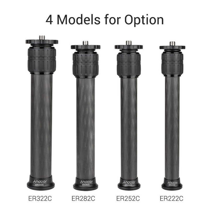 Andoer ER222ขาตั้งต่อขยายขาตั้งกล้อง,เส้นผ่านศูนย์กลางท่