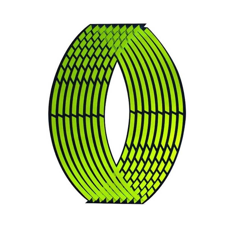 ❤ 10" 12" 14" 16" 18" Motorcycle Sticker Reflective Wheel Pegatinas Strip Rim Adesivi Moto For