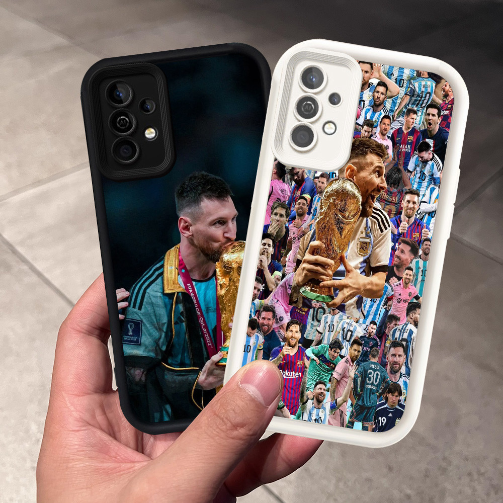 เคสสําหรับ Samsung Galaxy A52 A73 A53 A52S 5G S25 Ultra A36 A56 A26 เคสซิลิโคน H-81 Messi 10