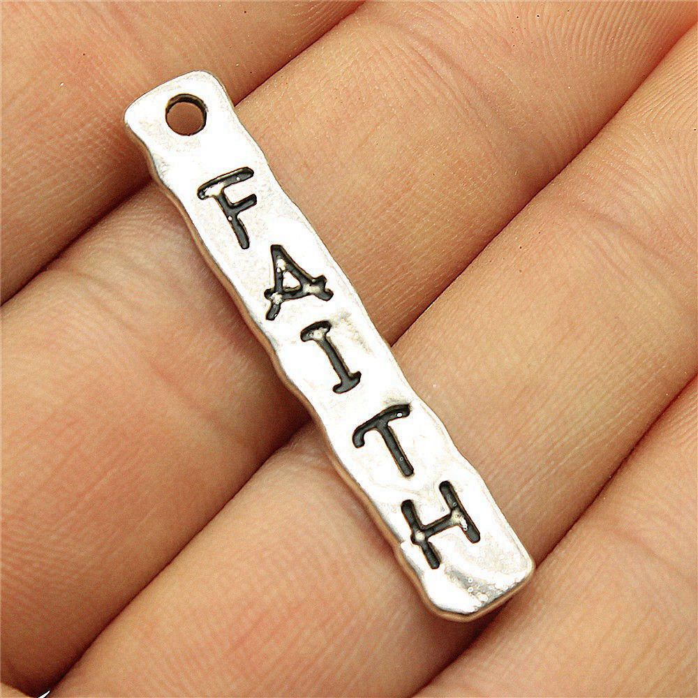 แท็กรูปไข่ Charms จี้เครื่องประดับสุภาพสตรี Massive Vintage Supplies