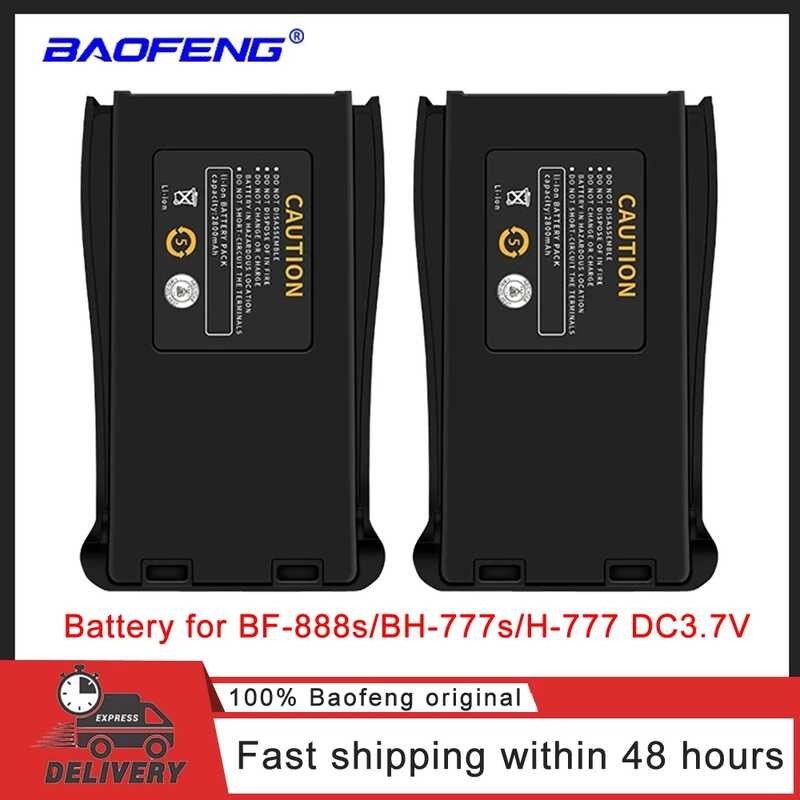 Baofeng แบตเตอรี่888วินาที DC 3.7V Li-Ion Bl-1ของแท้สำหรับ Bf-777S Bf-666S ใช้ได้กับเครื่องรับส่งวิท