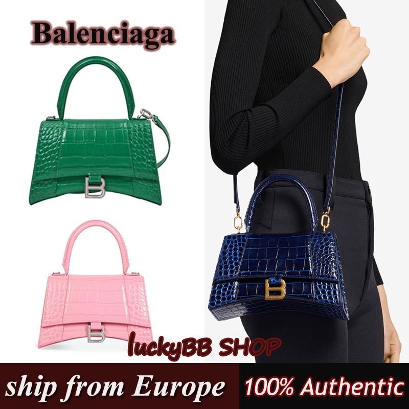 ♞,♘Balenciaga hourglass กระเป๋าไหล่ข้ามตัว ของแท้100%