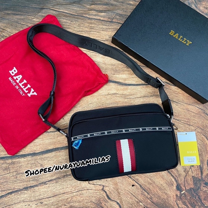Men's Sling bag bally import mirror Authentic Sling bag bally Men's messenger bag bally