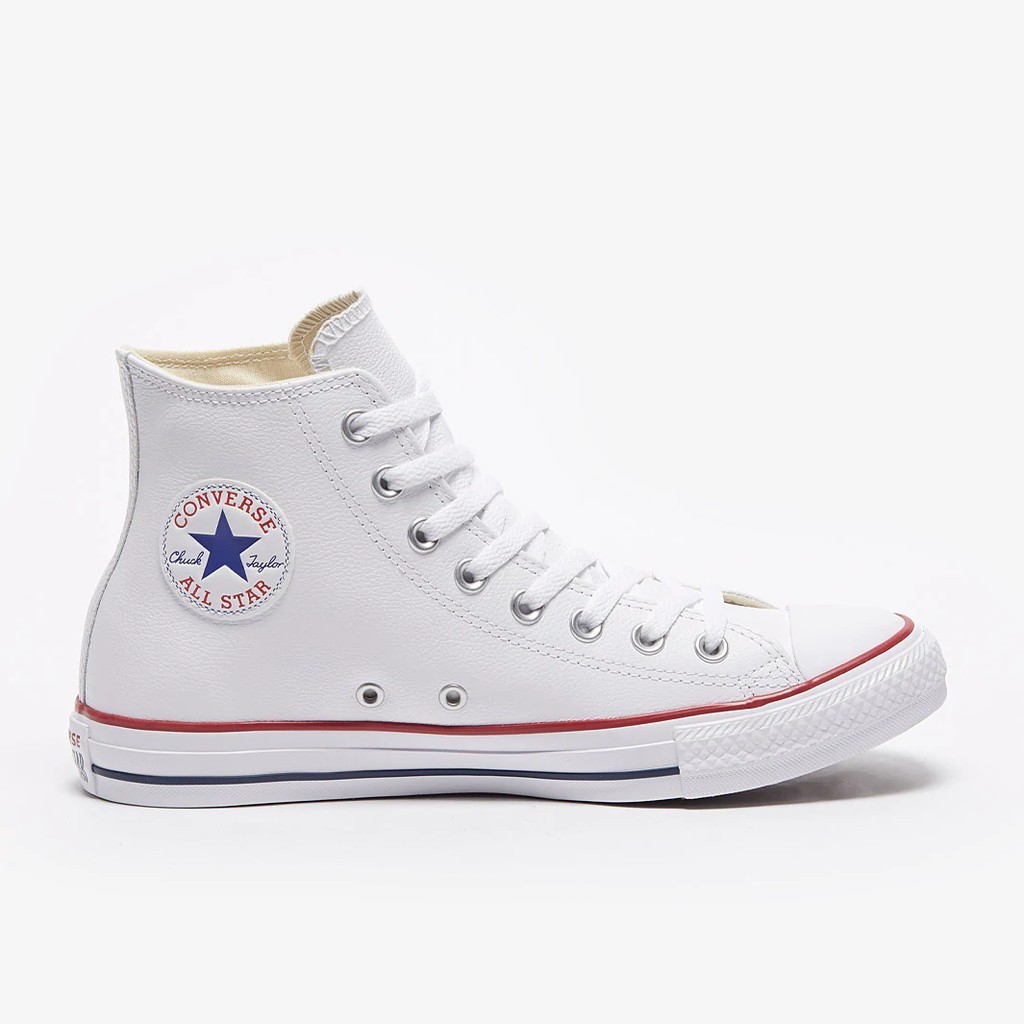 



 ♞,♘,♙[ลดอีก30% โค้ด DDX30APR28] CONVERSE All Star (Leather) hi - White รองเท้า คอนเวิร์ส แท้ ห