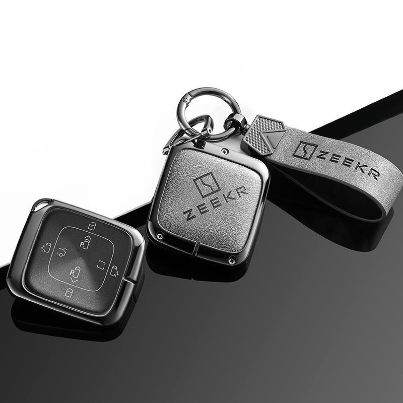【Zeekr 009 2024】 2023 Ji Krypton 009 ฝาครอบกุญแจรถ 001 พิเศษGeekบลูทูธทางกายภาพKeyป้องกันหัวเข็มขัด