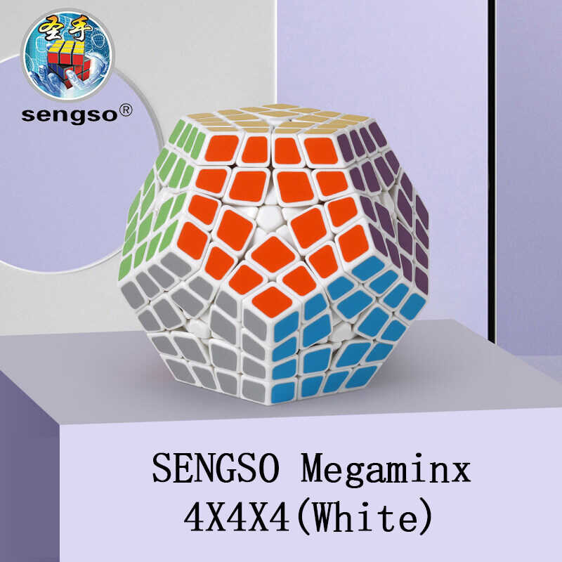 SENGSO รูบิค Megaminx 4X4x4 5X5x5 ซีรีส์ หลัก เรียบ แรงแม่เหล็ก รู