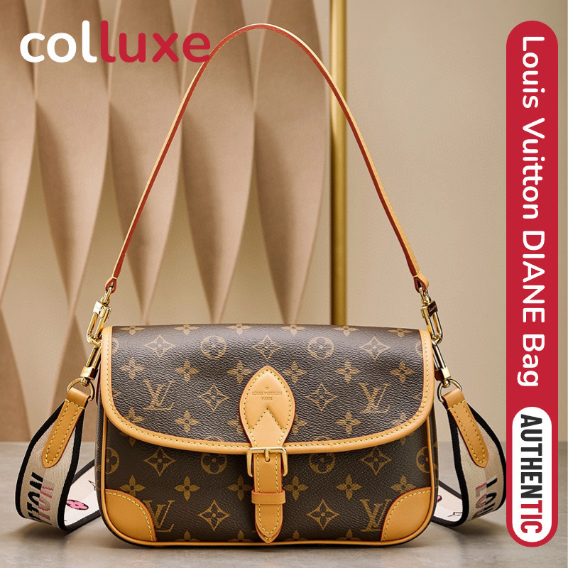 ♞,♘ของแท้หลุยส์วิตตอง Louis Vuitton กระเป๋ารุ่น Diane Shoulder Bag กระเป๋าสะพายสตรี