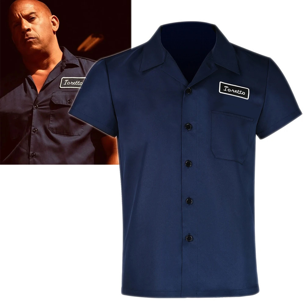 ภาพยนตร์ Fast Furious Dominic Toretto คอสเพลย์เครื่องแต่งกายเสื้อ Unisex แขนสั้นฤดูร้อน Tee เสื้อผู้ชายเสื้อยืด Party Uniform Plus ขนาด XS-6XL