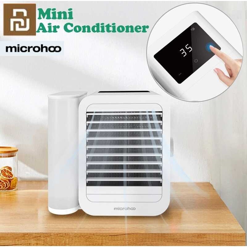 Official Xiaomi YouPin Store Microhoo Mini Air Conditioner พัดลมแบบพกพา USB Air Cooler