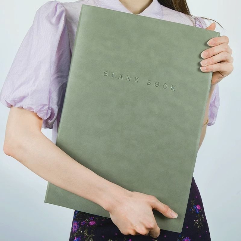 หนังสือเล่มใหญ่ขนาดa3สมุดบันทึกแผนที่ความคิดขนาดใหญ่พิเศษหน้าว่างออกแบบวาดหนาพิเศษ736หน้าปกอ่อน ราคา ถูกที่สุด ดีลบีเคเค
