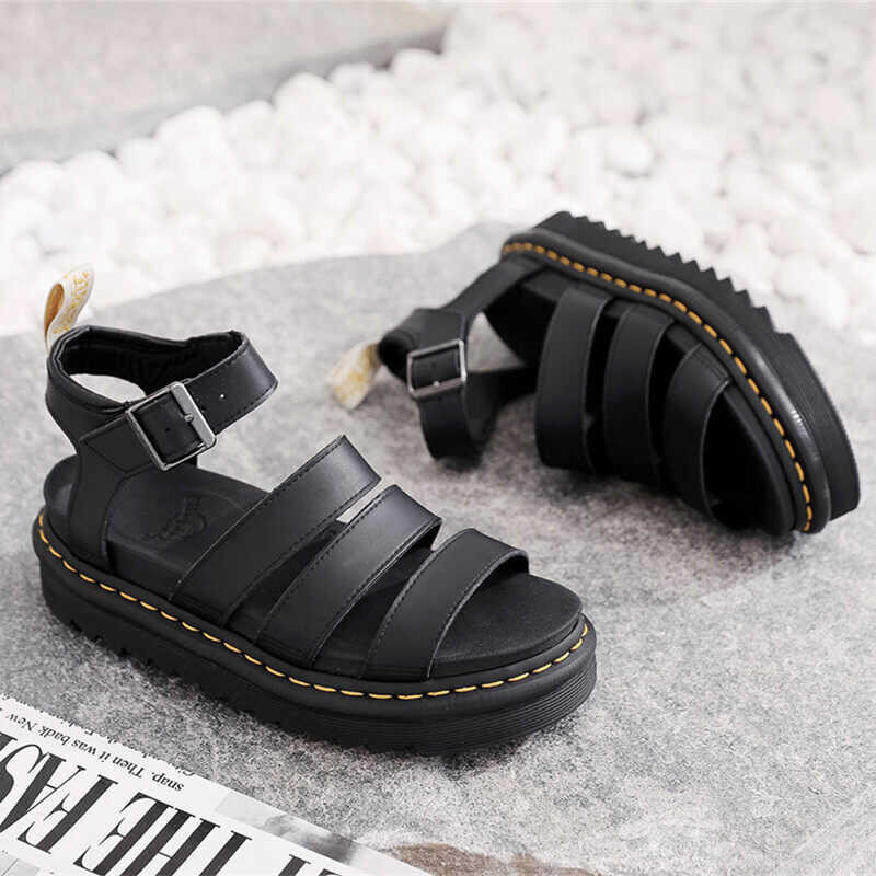 Martens Dr Dotor Air Wair Summer New Women Martins Outdoor Fashion Trend Platform Sole Beach Shoes