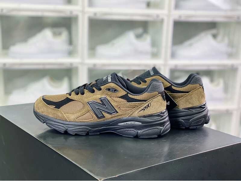 ❤ ❤ Shoes_New_Balance_990V3 Jjjjound Olive Green Black Classic Retro Dad Casual Running Trend