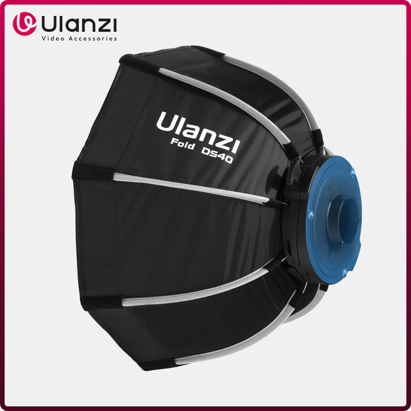 Ulanzi 40 ซม./60 ซม.แปดเหลี่ยม Softbox Mini Bowens Mount Quick Release Honeycomb Grid Softbox สําหรั