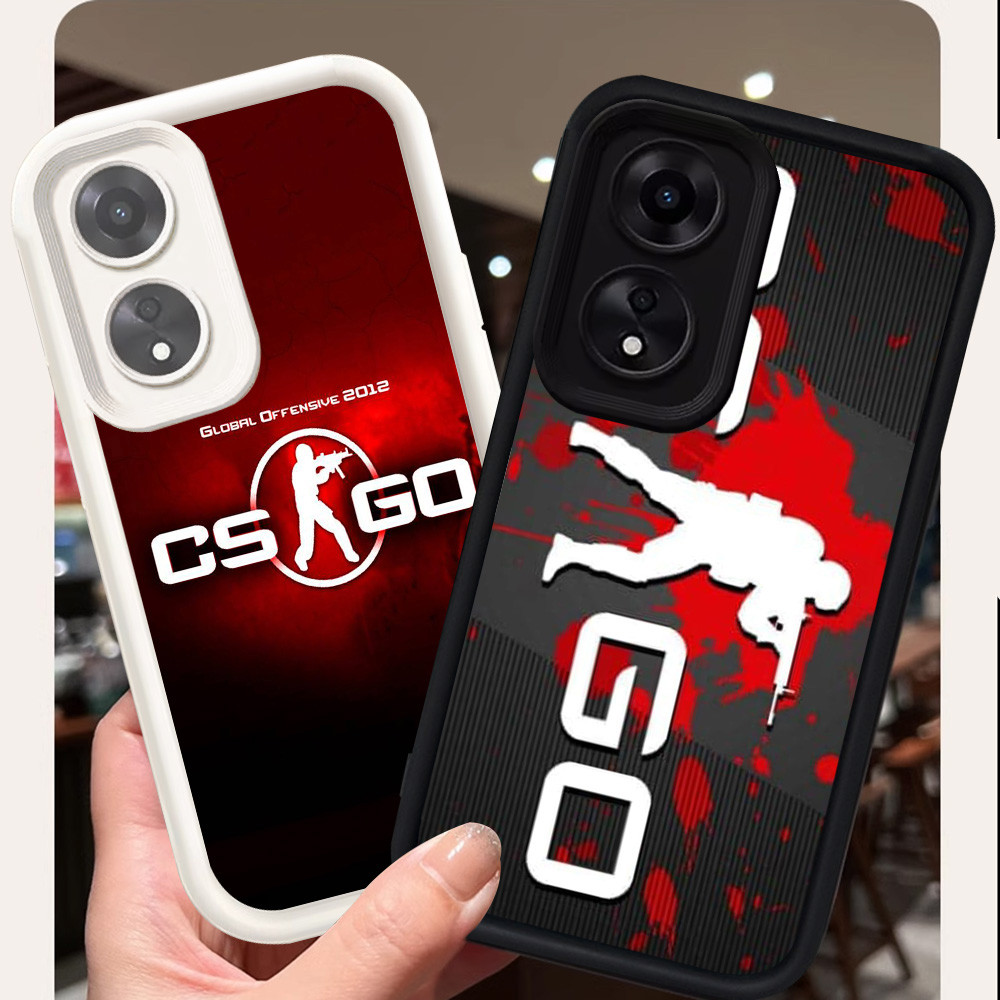 เคสสําหรับ OPPO A17K A17 A78 A98 5G เคสซิลิโคน H-6 Counter Strike CS GO