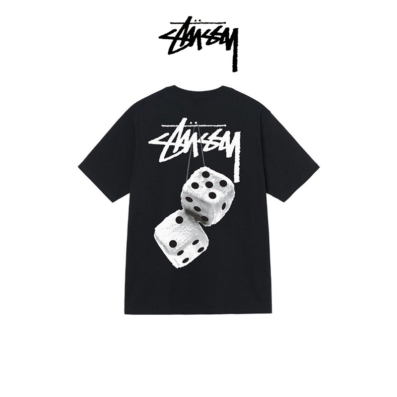 ♞,♘【Official Store】เสื้อ Stussy Fuzzy Dice Tee พร้อมส่ง DS