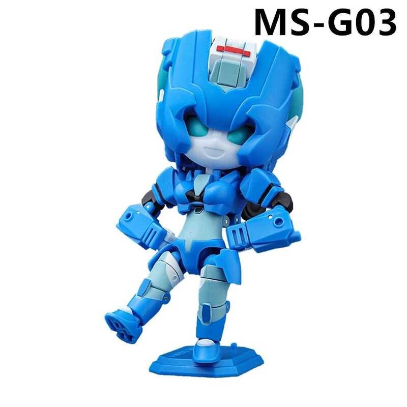 ❤️ ❤️ [ใหม่] Transformation Magic Square Ms-Toy Ms-G03 Msg03 BLUEBERRY GIRL Mini ตุ๊กตาขยับแขนข
