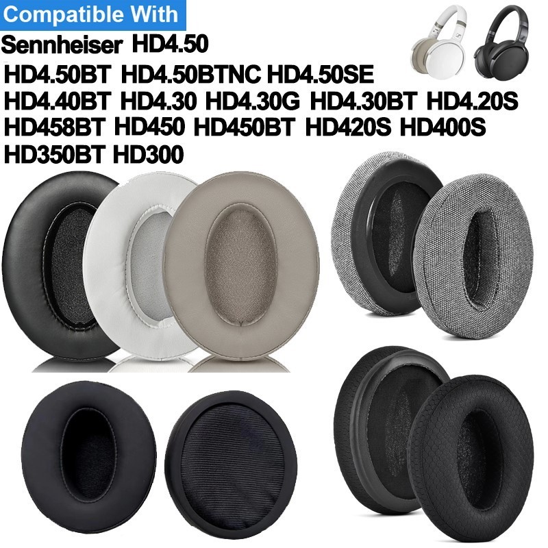 เปลี่ยนแผ่นรองหูฟังสําหรับ Sennheiser HD4.50 HD4.50BT HD4.40BT HD4.30BT HD4.20S HD450 HD458BT HD420S