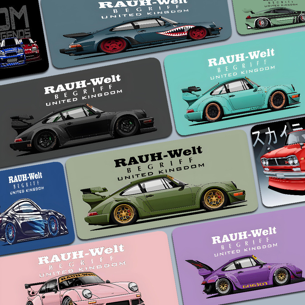 ญี่ปุ่นกีฬารถ jdm RWB 911 964 933 mousepad Boy Pad ยางธรรมชาติ mousepad โต๊ะขนาดสําหรับ Gameing World of ถัง C