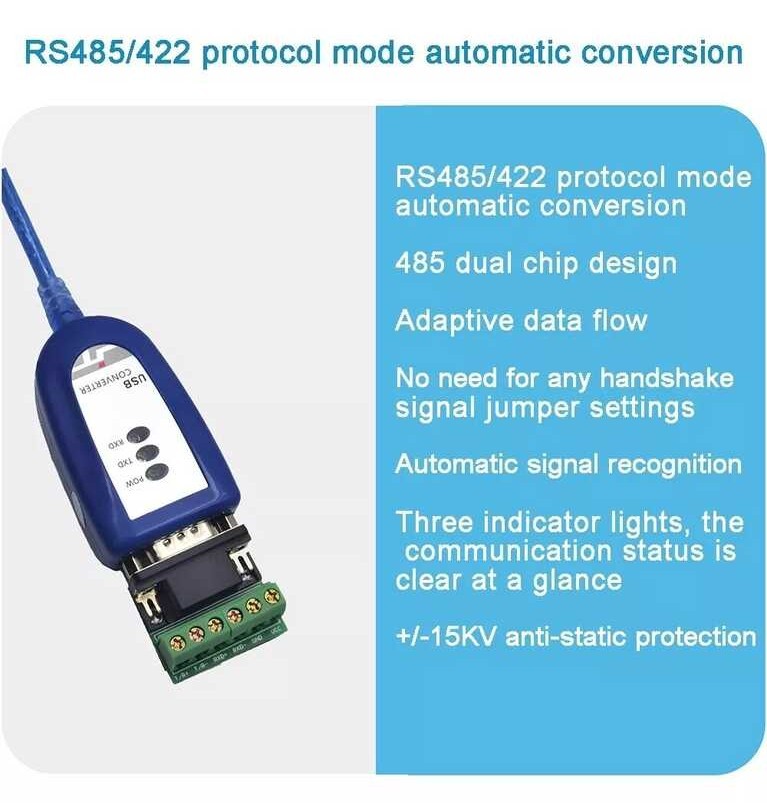 LY USB ถึง485 422 Serial Cable Rs485เกรดอุตสาหกรรมเป็นตัวแปลงการสื